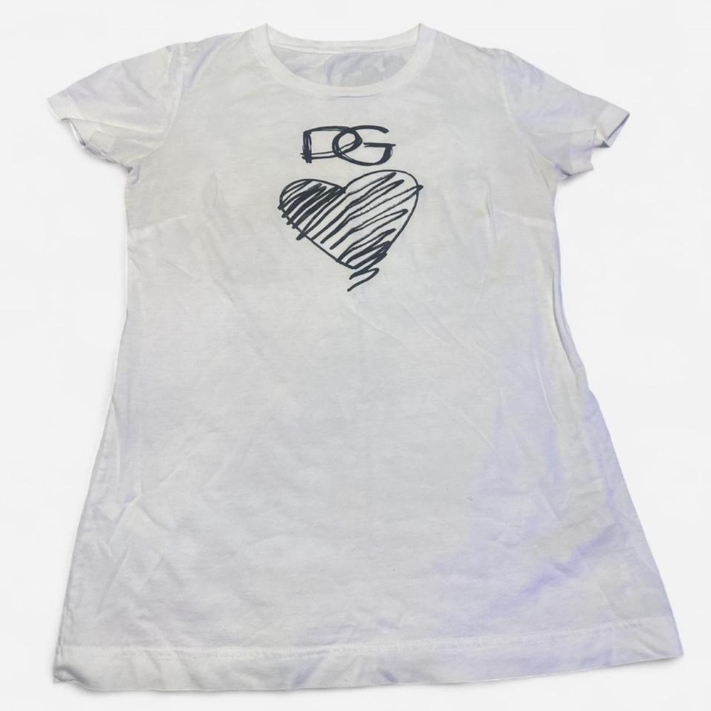 Dolce & Gabbana White Short Sleeve Tee